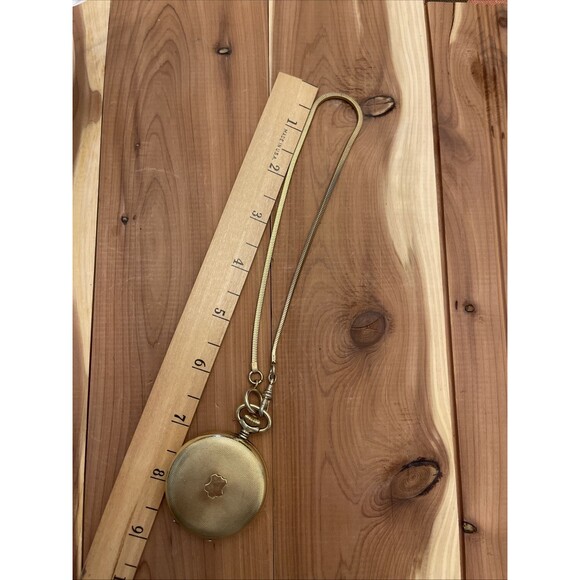 1960’s CARAVELLE Bulova Pocket Watch Hunter Case 17 Jewels 890 Swiss Made Works - Picture 14 of 16